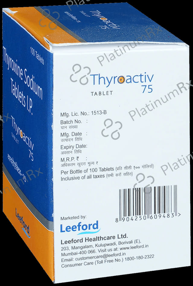 Thyroactiv 75 Tablet