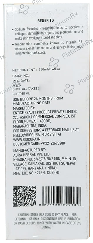 Biocura Vitamin C Body Lotion 250ml