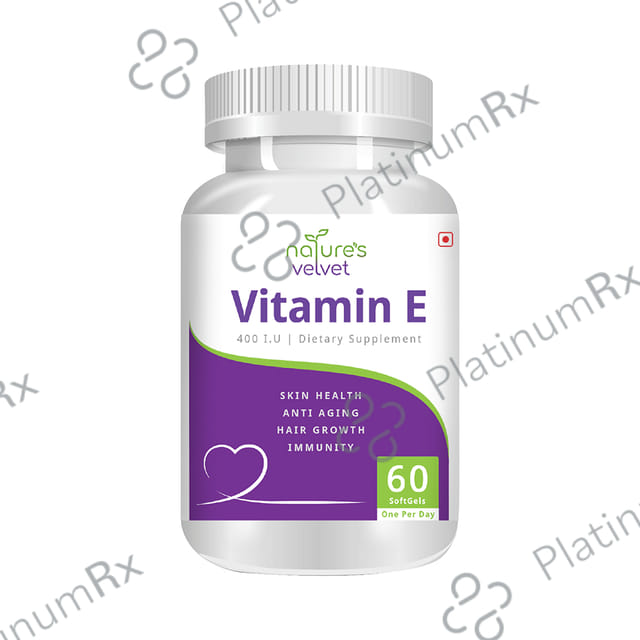 Nature's Velvet Vitamin E 400IU Capsule 60s