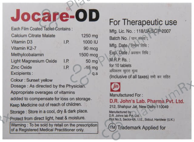 Jocare OD Tablet 10s