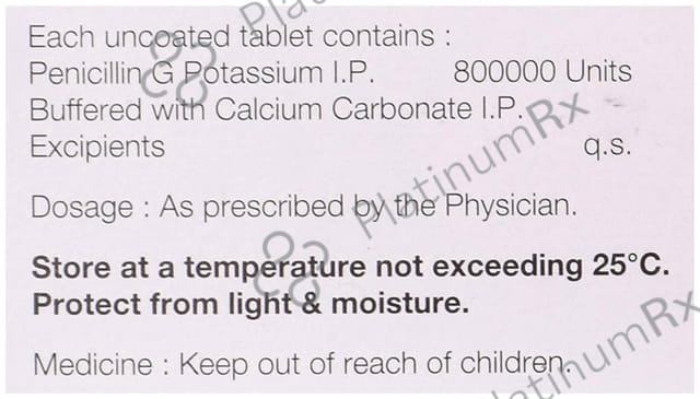 Pentids 800000IU Tablet 10s