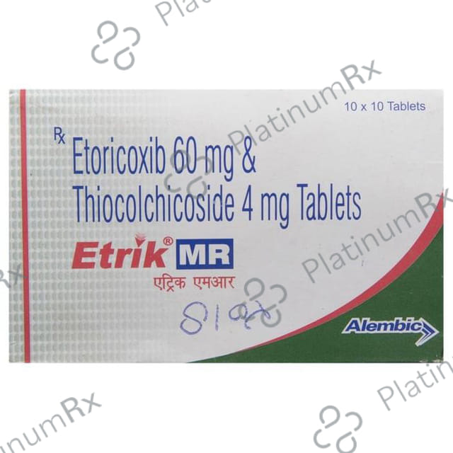 Etrik MR 60/4mg Tablet 10s