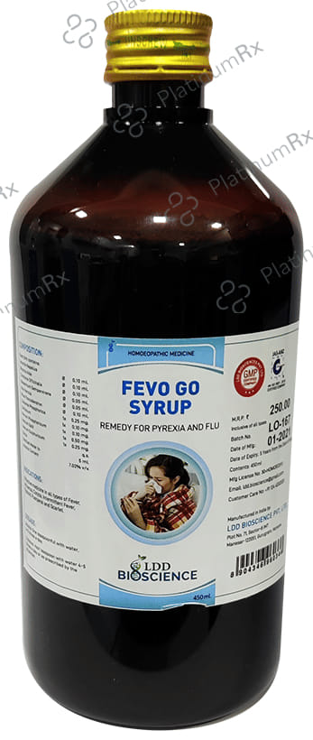 LDD Bioscience Fevo Go Syrup 450 ml