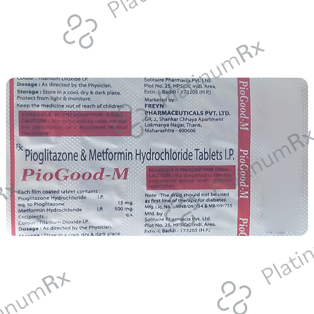 Piogood-M Tablet 10 tablets Tablet Freyn Pharmaceuticals Pvt Ltd