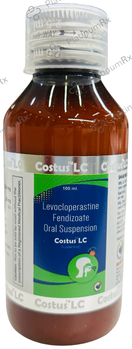 Costus 20mg LC Oral Suspension Orange 100ml