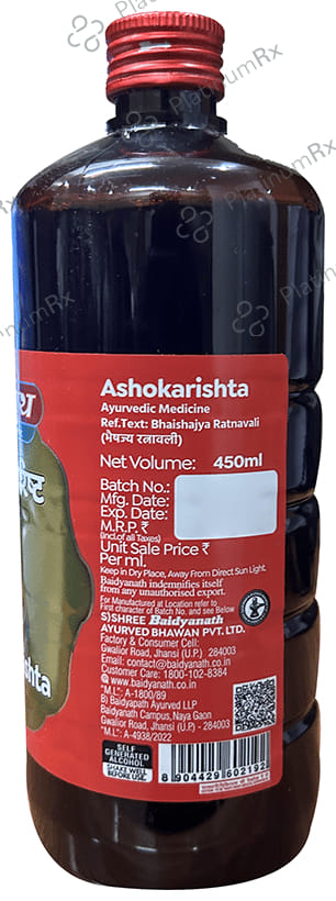 Baidyanath (Jhansi) Ashokarishta Women's Health Tonic 450 ml