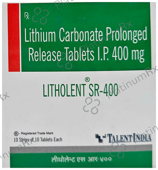 Litholent 400mg Tablet SR 10s