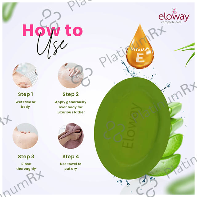 Eloway Aloevera Glycerin Beauty Soap 100gm