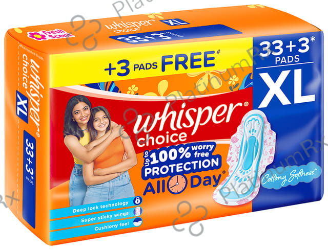 Whisper Choice Stain Protection Mega Pack Pads - Size XL