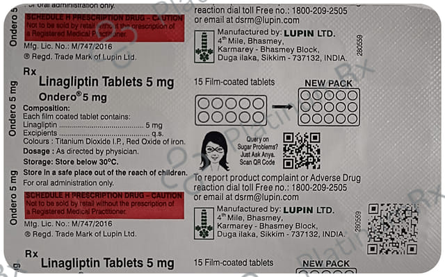 Ondero 5mg Tablet 15s