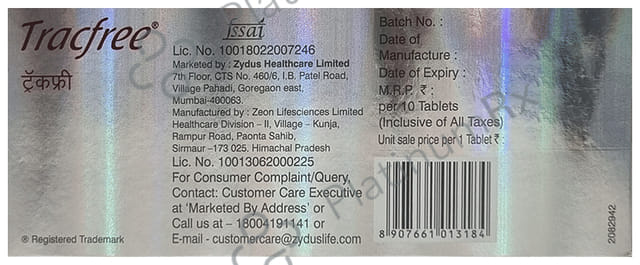 Tracfree 300/600mg Tablet 10s