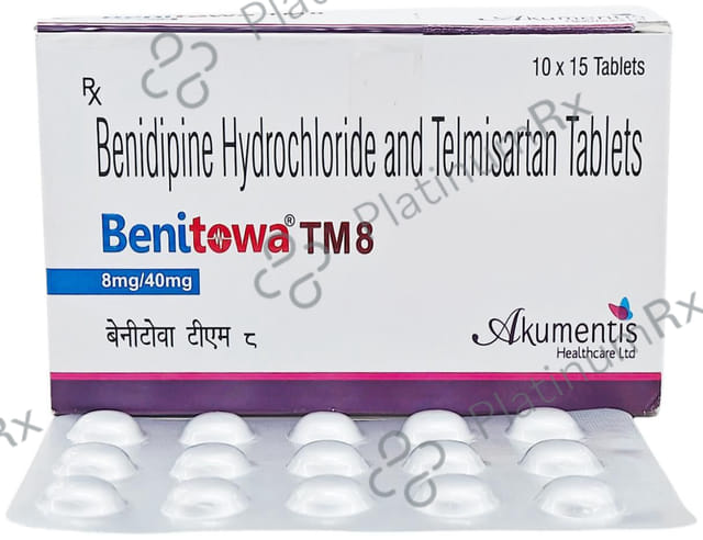 Benitowa TM 8/40mg Tablet 15s