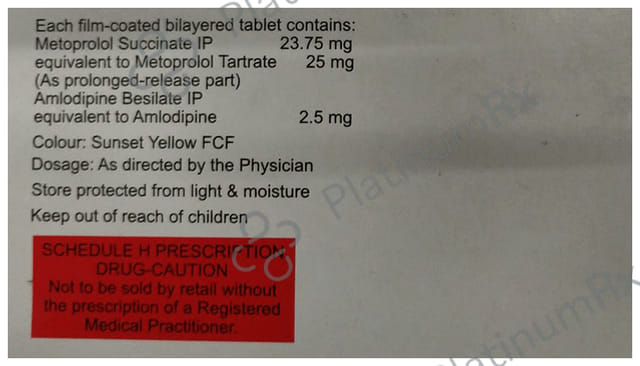 Vinicor AM 25/2.5mg Tablet PR 10s