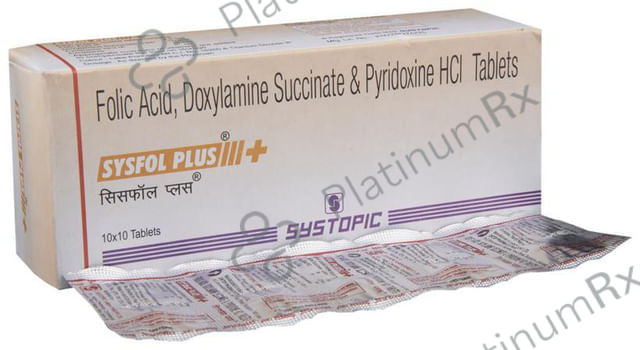Sysfol Plus 10/2500mcg/10mg Tablet 10s