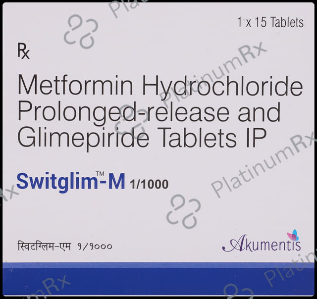 Switglim M 1/1000mg Tablet PR 15s