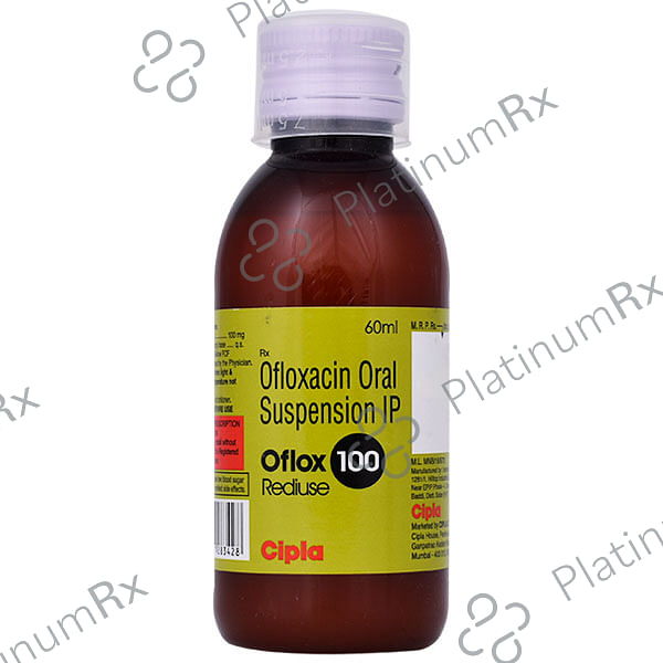 Oflox Rediuse 100mg Oral Suspension 60ml