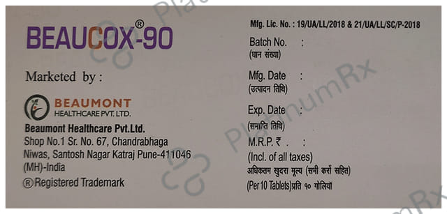 Beaucox 90mg Tablet