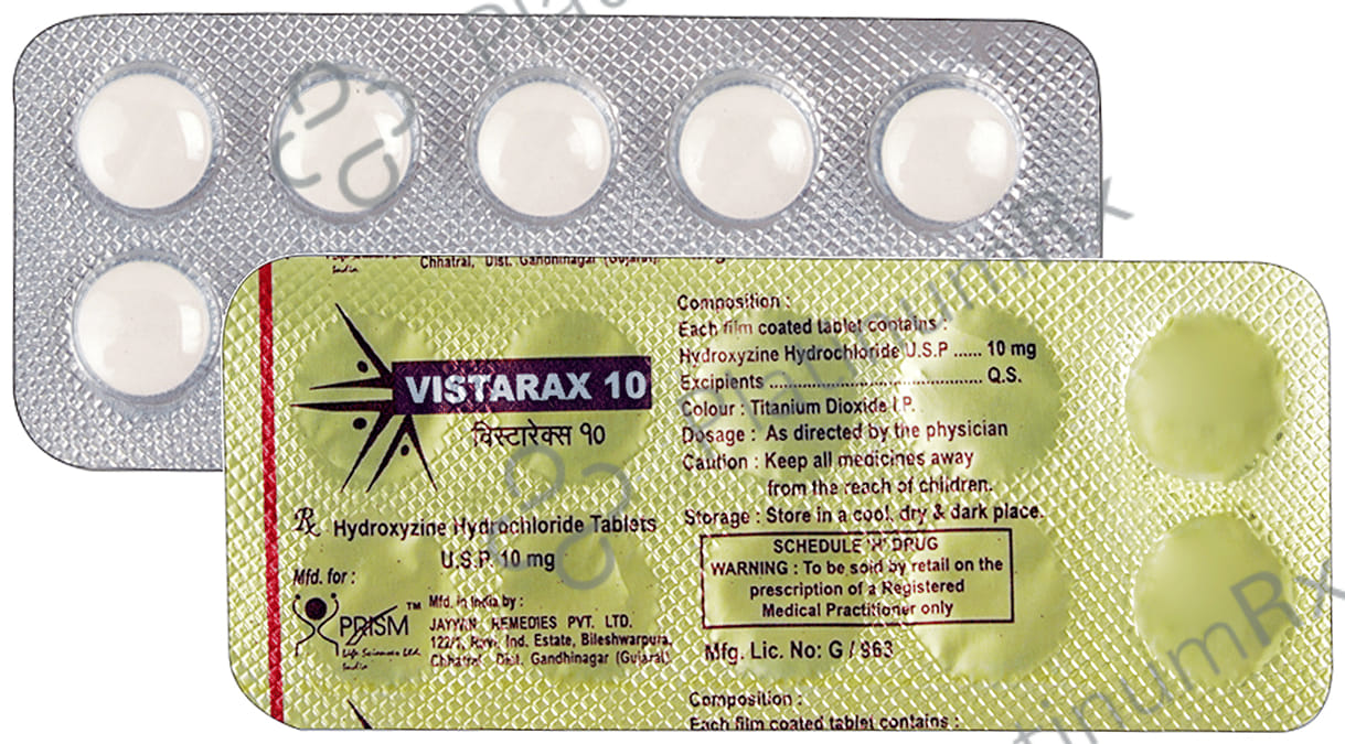 Vistarax 10mg Tablet 10s