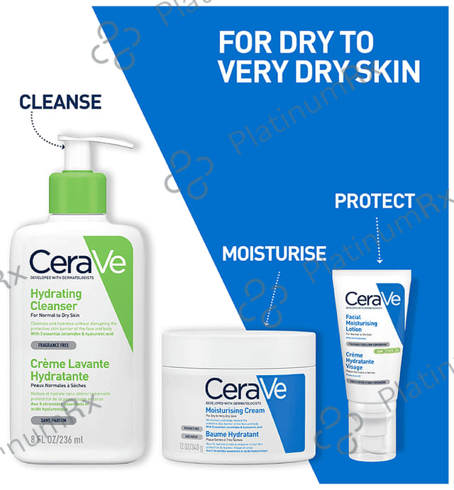 CeraVe Moisturising Cream for Dry to Very Dry Skin 340 gm