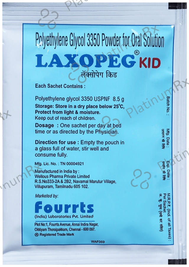 Laxopeg Kid Powder For Oral Solution 8.5gm