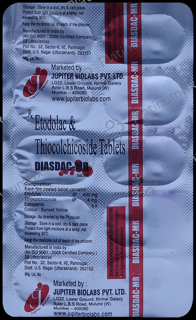 Diasdac MR 400mg/4mg Tablet 10s