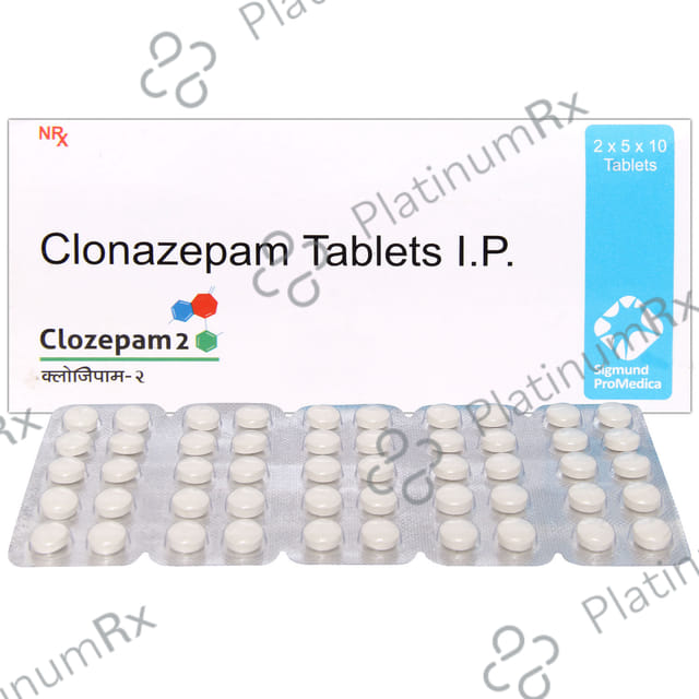 Clozepam 2mg Tablet 10s