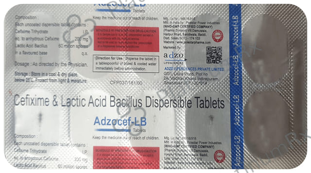 Adzocef LB Tablet DT 10s