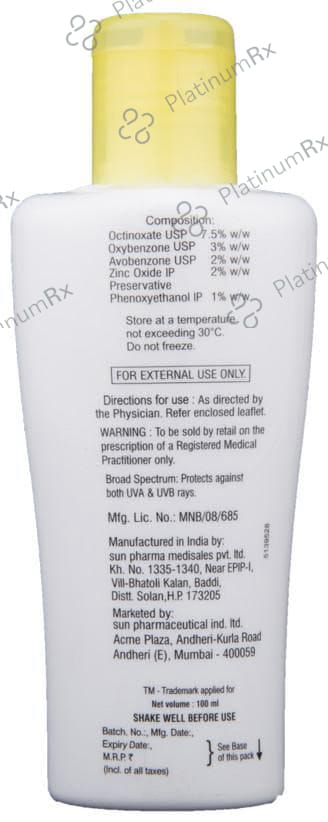 Suncros Sunscreen Lotion SPF 26 100ml