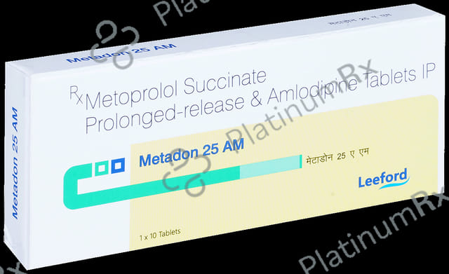 Metadon 5/25mg AM Tablet PR 10s