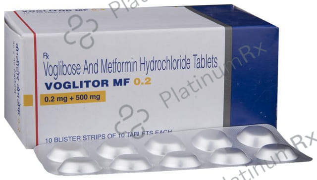 Voglitor MF 0.2/500mg Tablet 10s