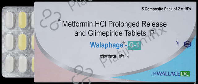 Walaphage G 1/500mg Tablet PR 15s