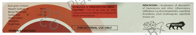 Thrombohep 2/50IU Gel 20gm