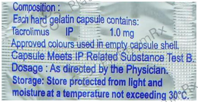 Tacrorite 1mg Capsule