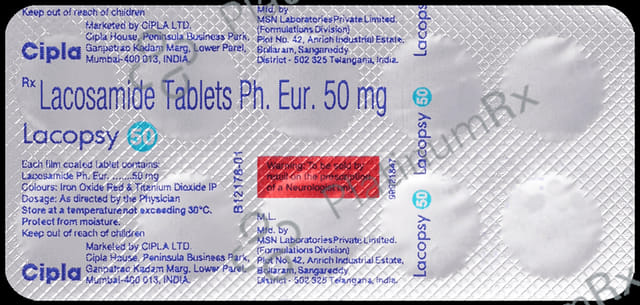 Lacopsy 50mg Tablet 10s