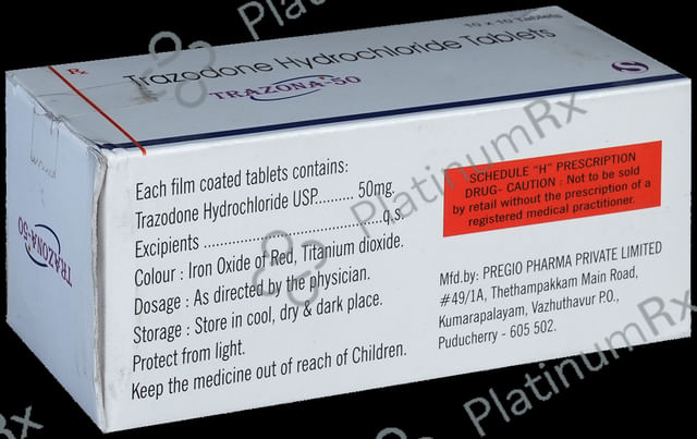 Trazona 50mg Tablet