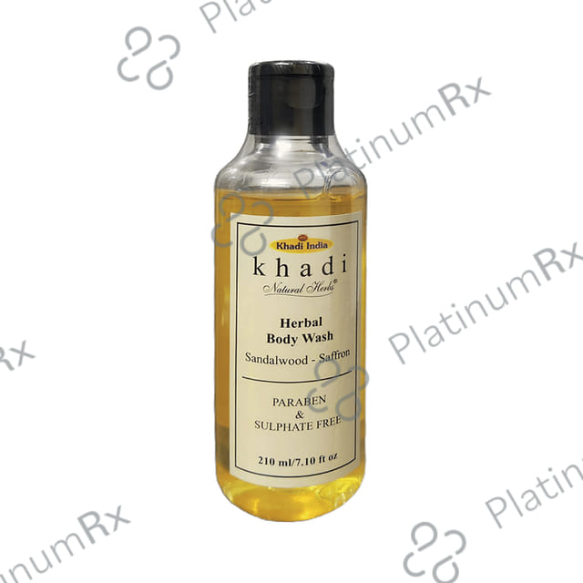 Khadi Natural Herbs Herbal Body Wash Sandalwood-Saffron Paraben & Sulphate Free