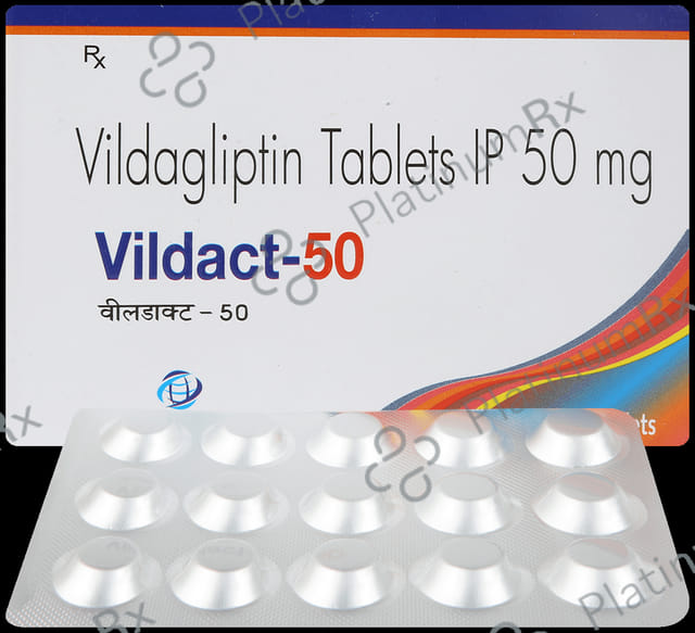 Vildact 50mg Tablet 15s