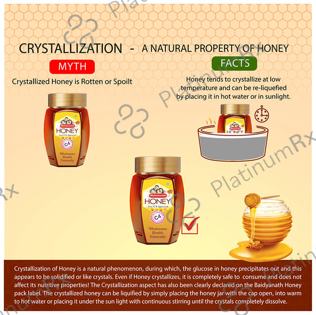 Baidyanath No Sugar Adulteration Honey 1kg