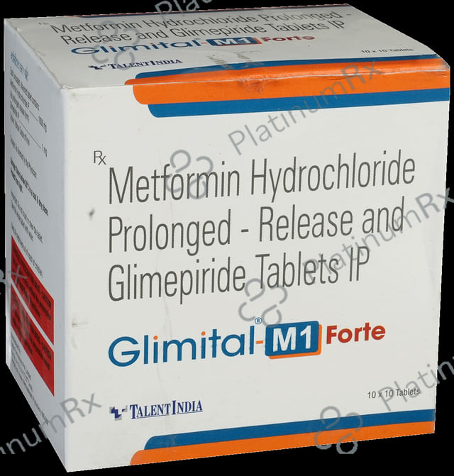 Glimital-M1 Forte Tablet PR