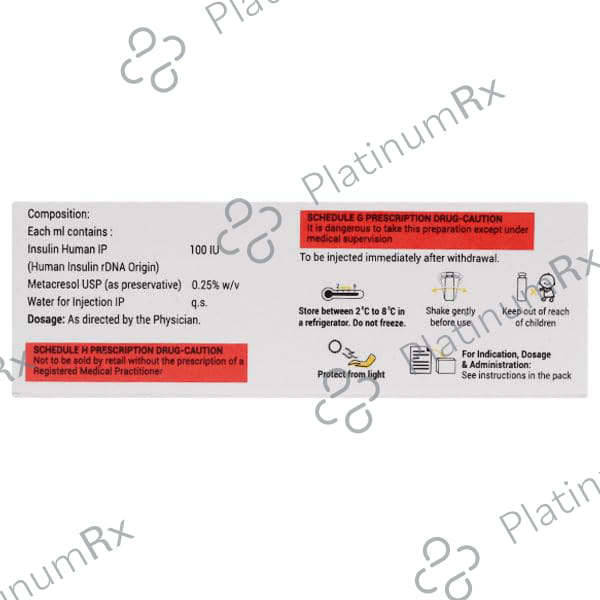 Xsulin R (100IU/ml) (1X3ml Disposable Pen / Espipen)