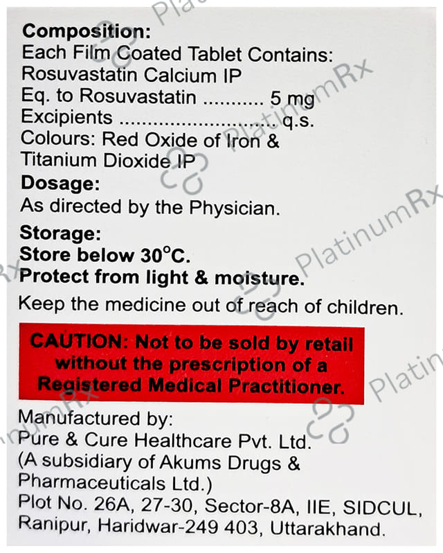Ministat 5mg Tablet 15s