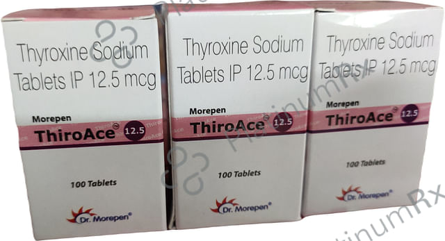 Thiroace 12.5mcg Tablet 100s