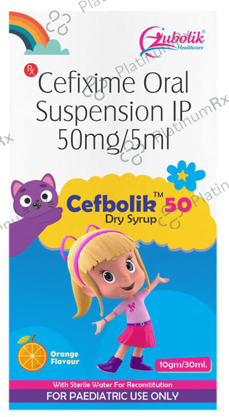 Cefbolik 50 Dry Syrup Orange