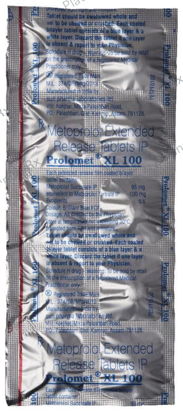 Prolomet XL 100mg Tablet ER 10s