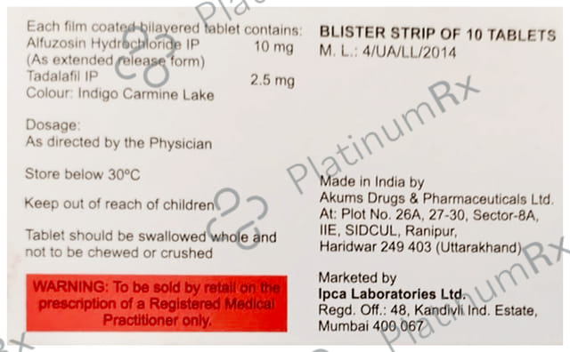 Luts T 2.5/10mg Tablet 10s
