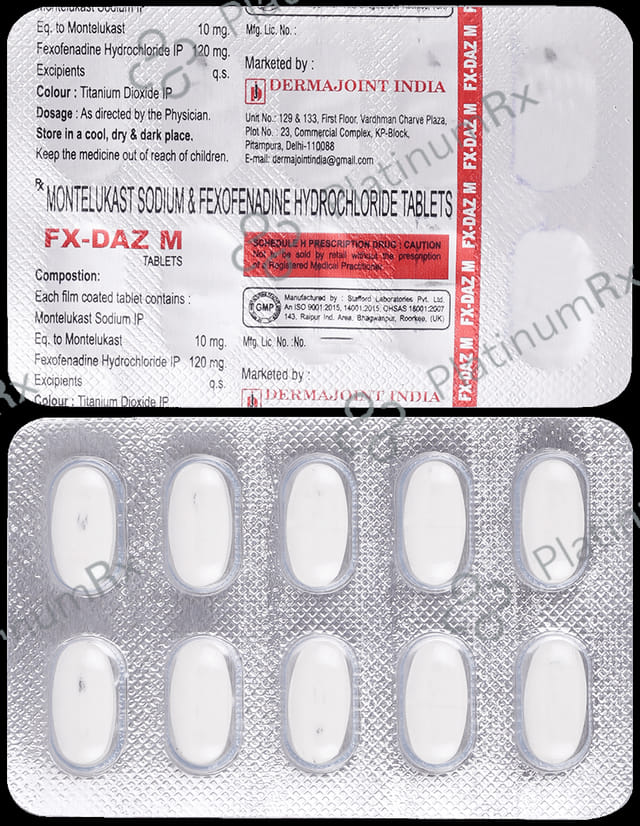 FX Daz M 10mg/120mg Tablet