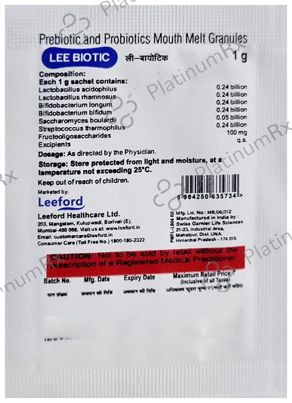 Lee Biotic Sachet