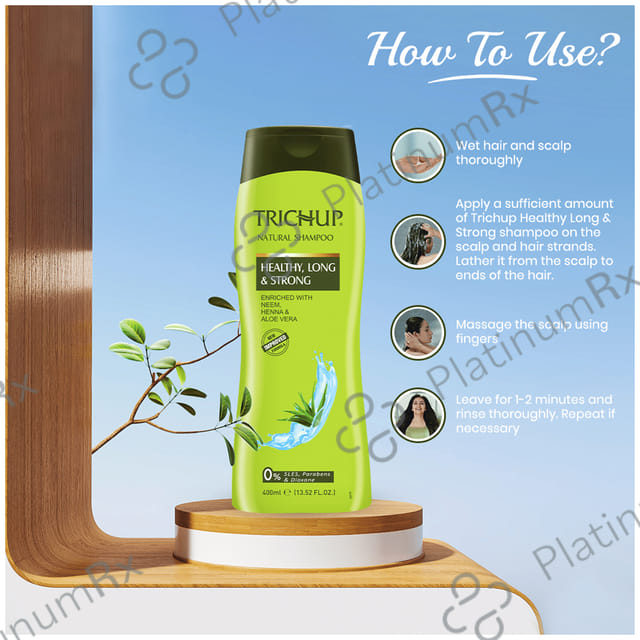 Trichup Healthy, Long & Strong Natural Shampoo 400 ml