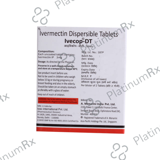 Ivecop 3mg Tablet DT 2s