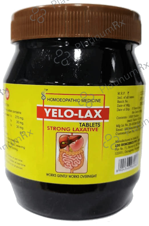 LDD Bioscience Yelo-Lax Tablet 1000 tablets